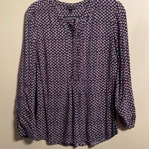 Talbots long sleeve blouse size 12